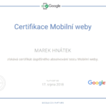 Mobilní weby – certifikace